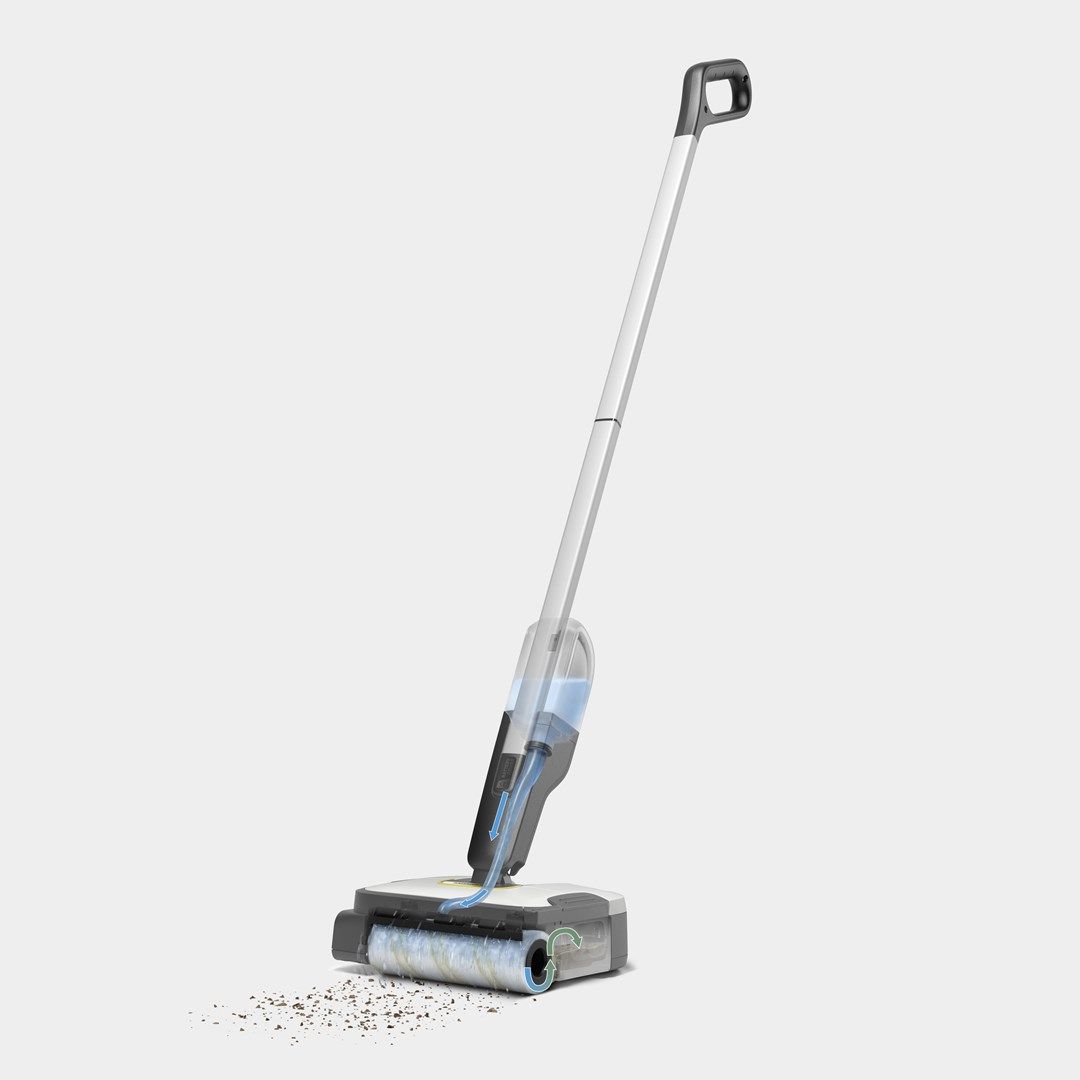 Kärcher FC 2-4 Electric broom Battery Dry&wet Bagless Black  Grey  White 2.5 Ah_4