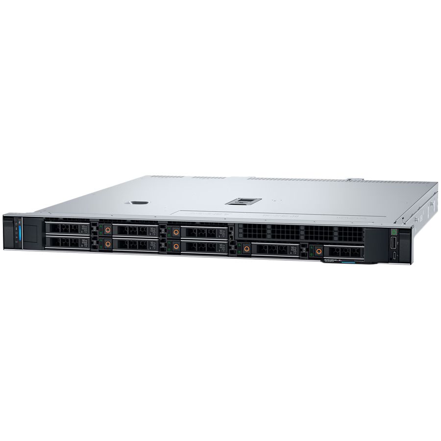 Dell PowerEdge R360 Rack Server,Intel Xeon E-2456 3.3GHz(6C/12T),32GB UDIMM 4800MT/s,960GB SSD SATA RI(up to 8x2.5