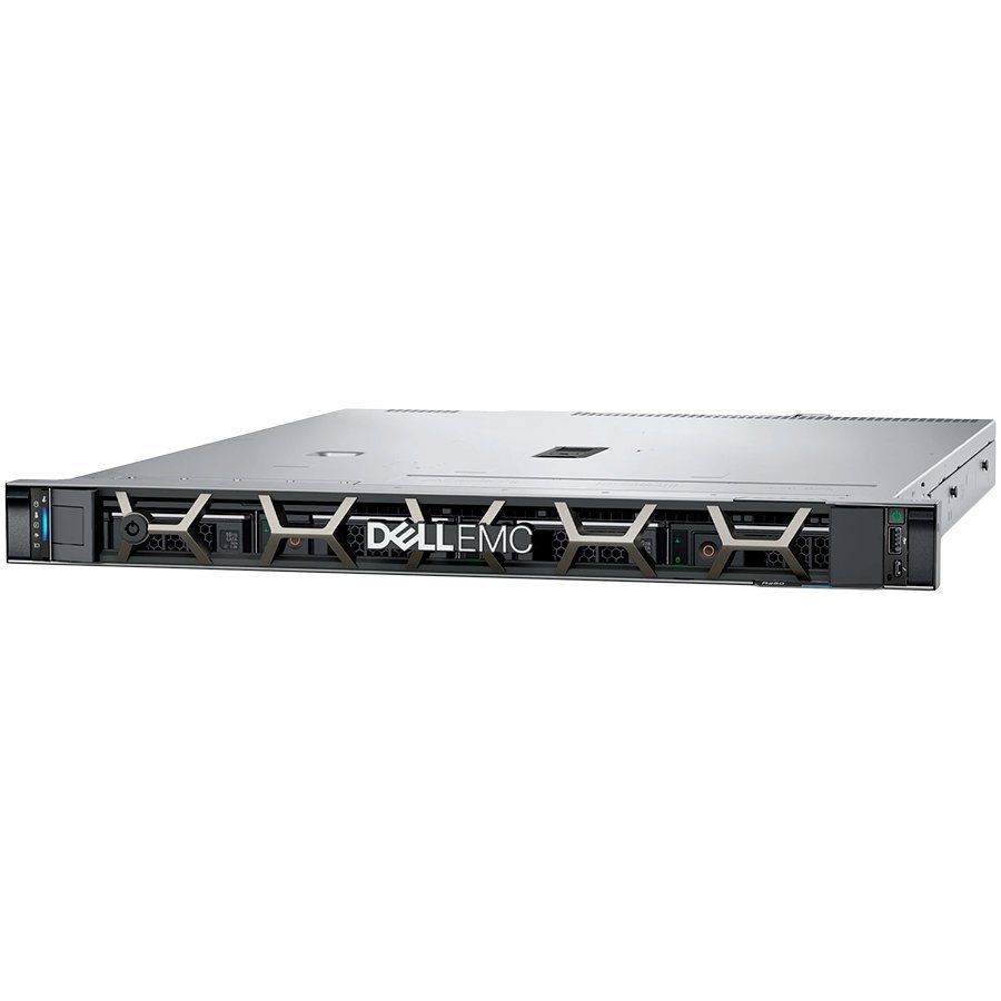 Dell PowerEdge R250 Rack Server,Intel Xeon E-2334 3.4GHz(4C/8T),16GB UDIMM 3200MT/s,480GB SSD SATA RI(up to 4x3.5