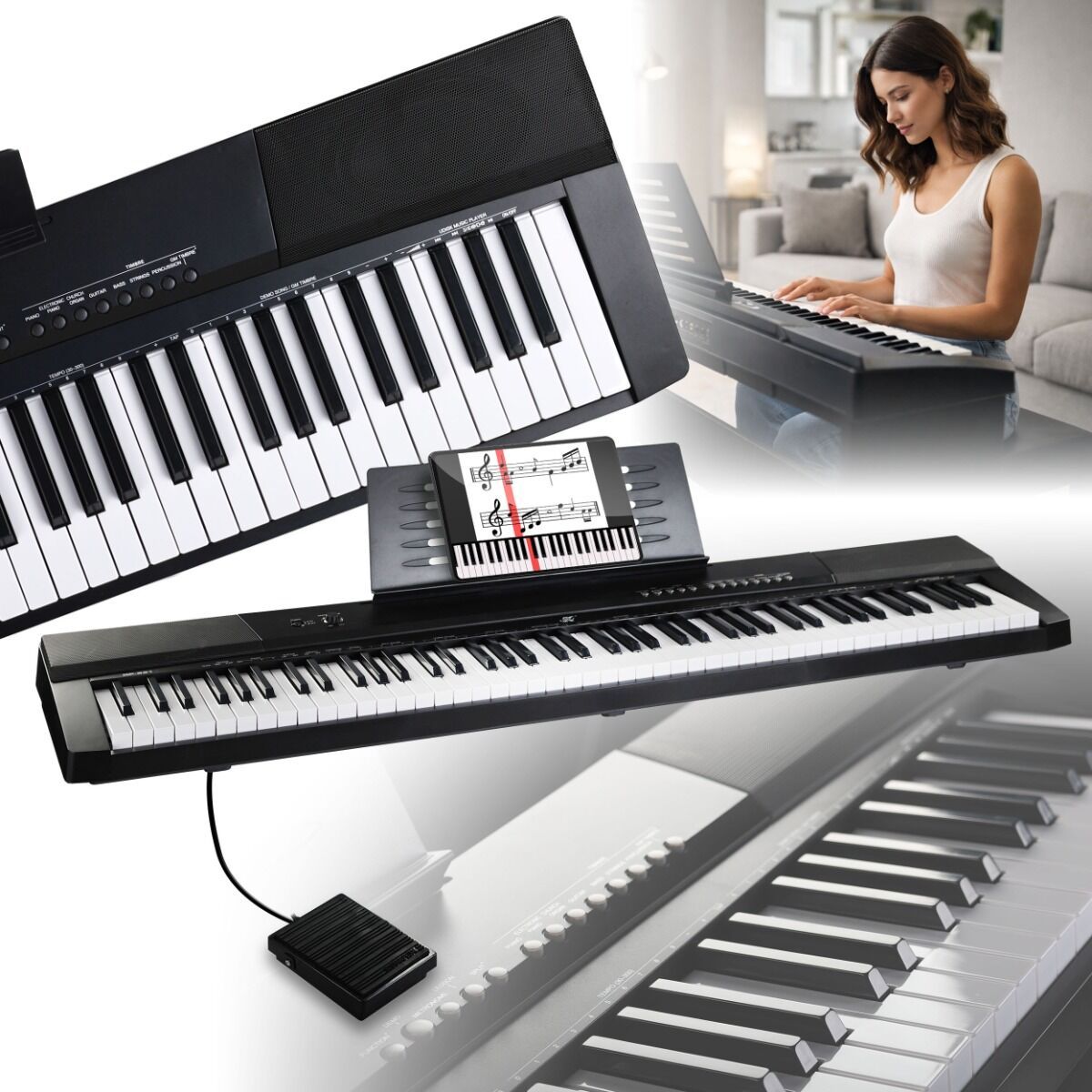 MK DP 881 digital piano keys for learning to play