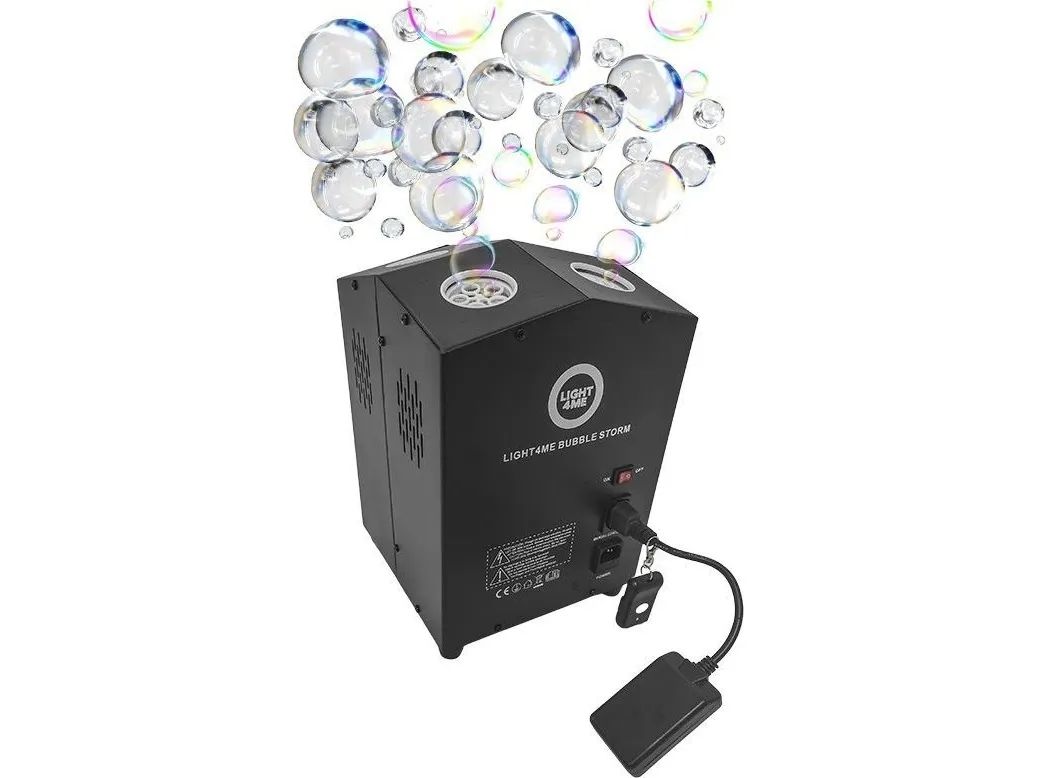 LIGHT4ME BUBBLE STORM soap bubble machine