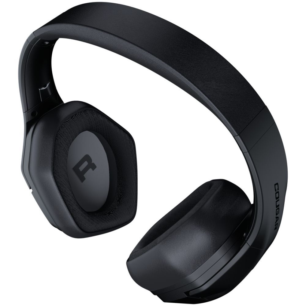 Cougar I SPETTRO I Headset I Wireless + Wired / Bluetooth + 3.5mm / 40mm Hi-Res Titanium Drivers / Active Noise Cancellation / Black_2