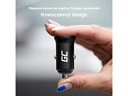 Green Cell GC CADM-GC-36AA - USB-Ladegeraet 36 W 2x USB-A schwarz Flashlight  GPS  Headphones  Mobile phone  Navigator  Other  Portable speaker  Power bank  Smartphone  Smartwatch  Tablet  Telephone  Universal Black Cigar lighter Fast charging Auto_7