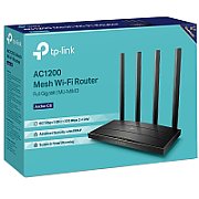 TP-Link ARCHER C6 V4.0 router wireless Gigabit Ethernet Bandă dublă (2.4 GHz/ 5 GHz) Negru