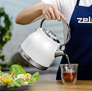 Zelmer ZCK7940 electric kettle 1.5 L 2200 W Stainless steel  White_2