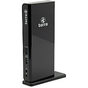 TERRA MOBILE Dockingstation 732 USB-A/C Dual Display inkl.5V/4A Netzteil, USB-A/C Kabel zu Notebooks_1