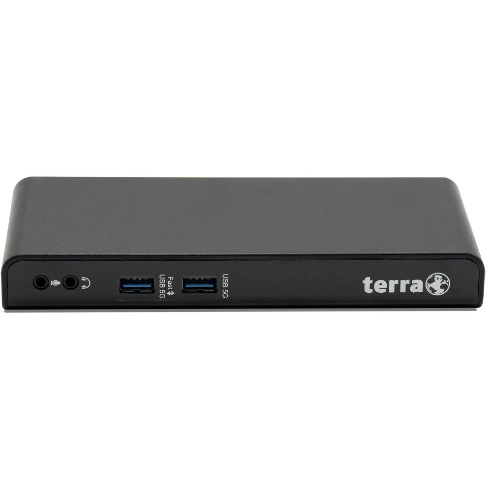 TERRA MOBILE Dockingstation 732 USB-A/C Dual Display inkl.5V/4A Netzteil, USB-A/C Kabel zu Notebooks_2