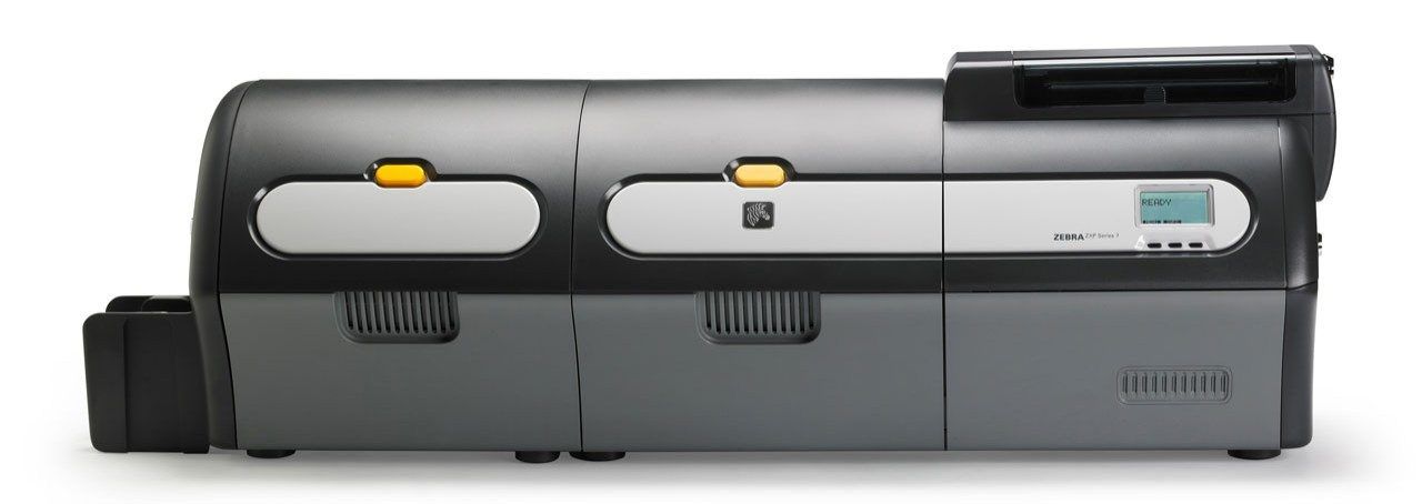 Printer ZXP Series 7; Dual Sided, Dual-Sided Lamination, UK/EU Cords, USB, 10/100 Ethernet, Contact and Contactless Mifare, ISO HiCo/Lo_2