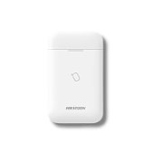 Cititor card wireless AX PRO Hikvision DS-PT1-WE(B); 868MHz two-way Tri- X wireless technology, distanta comunicare RF : 1200min camp deschis; coumincare bidirectionala, criptare: AES-128, Indicatori LED:  area (blue), fault(orange), arm(blue), disarm(green), alarm(red),signal (red/green)_1