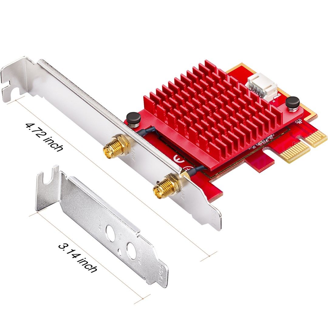 Express Adapter Cudy Wi-Fi 6E PCI AX5400_3