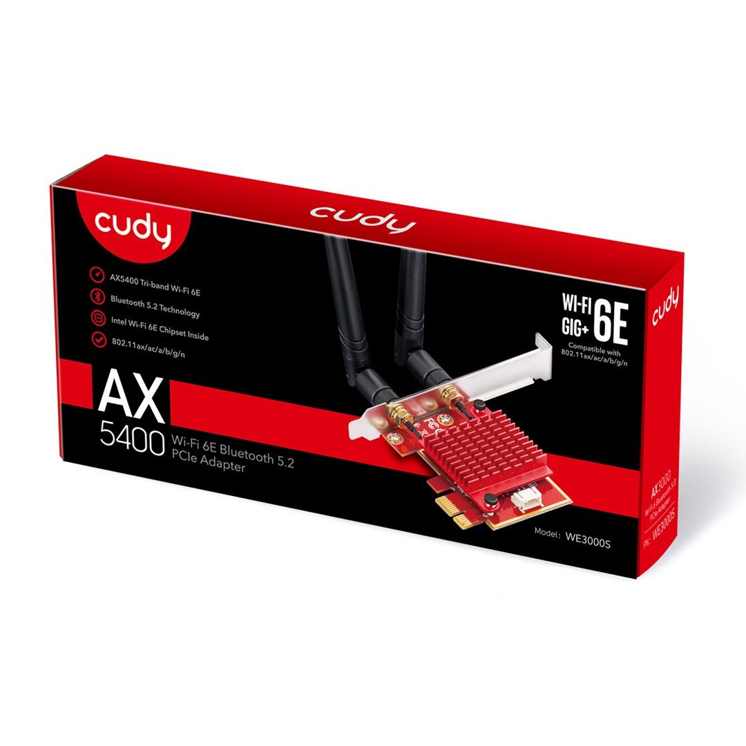 Express Adapter Cudy Wi-Fi 6E PCI AX5400_4