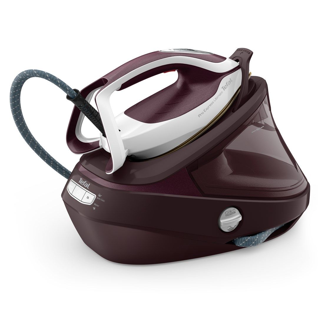 Tefal Pro Express Ultimate II GV9721 1.2 L Durilium AirGlide Autoclean soleplate Red  White_2