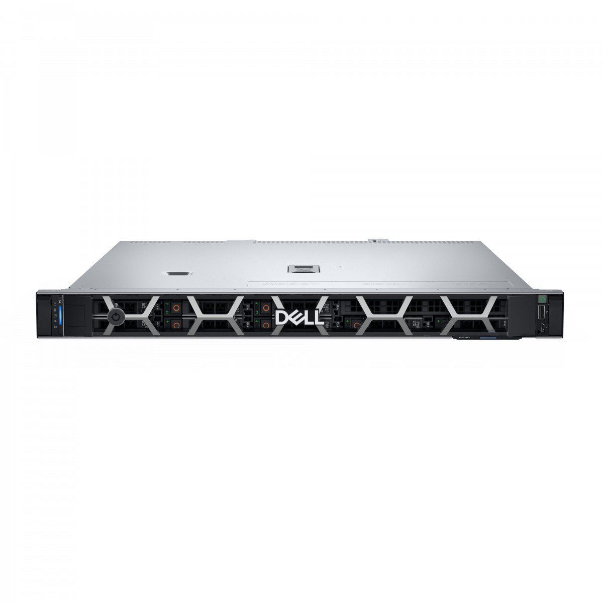 PowerEdge R360 Rack Server Intel Xeon E-2414 2.6G, 4C/4T, 12M Cache, Turbo, HT (55W) DDR5, 16GB UDIMM, 4800MT/s ECC, 480GB SSD SATA Read Intensive 6Gbps 512 2.5in Hot-plug AG Drive,3.5in HYB CARR, 3.5 Chassis with up to 4 Hot Plug Hard Drives, Motherboard with with Broadcom 5720 Dual Port 1Gb_6