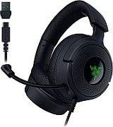 Casti gaming Razer Kraken V4 X, frecventa raspuns 20 Hz – 28 kHz, impendanta 32 Ω, driver customized Dynamic  40 mm Drivers, sensibilitate 96 dBSPL/mW at 1 kHz by HATS, frecventa microfon 100 Hz – 10 kHz, sensibilitate microfon -42 ± 3 dBV/Pa, 1 kHz, iluminare Razer Chroma™ RGB, 7.1 Surround Sound_2