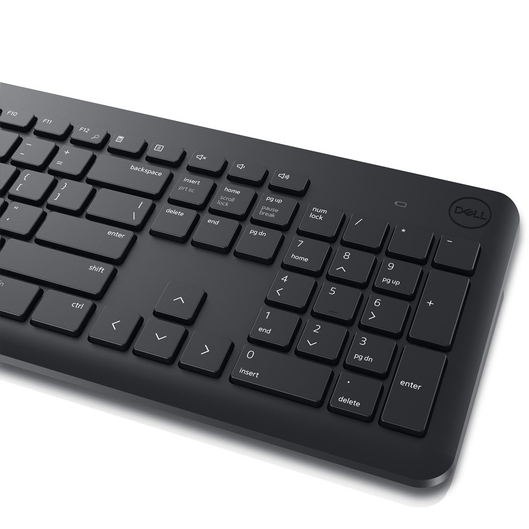 DELL KM3322W keyboard Mouse included Office RF Wireless Ukrainian Black_12