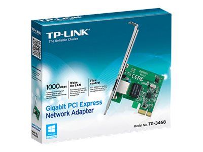 Placa de retea TP-Link, PCI-E,  32bit,  Gigabit, Realtek RTL8168B, Auto MDI/MDIX_1