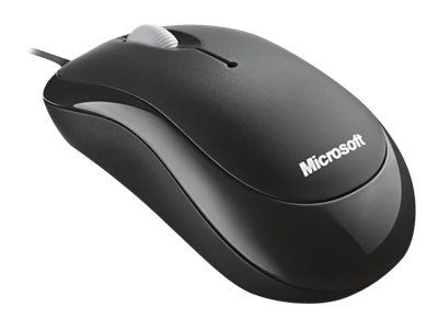 Mouse Microsoft Basic, Wired, Negru_3