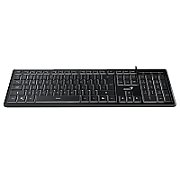 Tastatura Genius USB, multimedia, 104 taste + 12 taste multimedia, negru_1