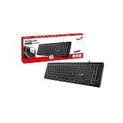 Tastatura Genius USB, multimedia, 104 taste + 12 taste multimedia, negru