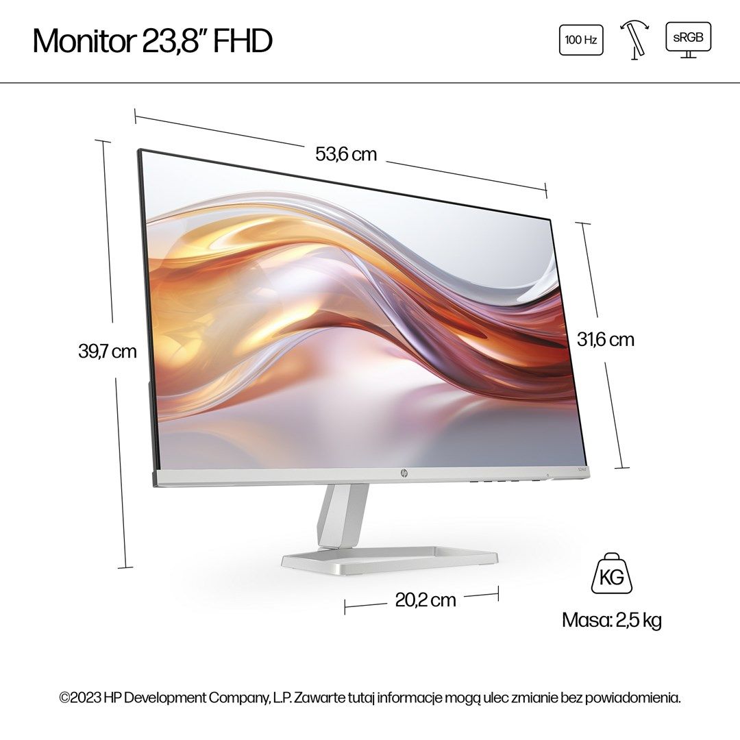 MONITOR HP LED 23 8” 524sf (94C17E9)_11