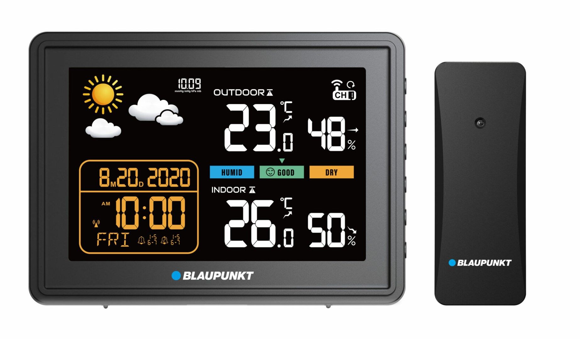 Weather station with outdoor sensor Blaupunkt WS30BK_2