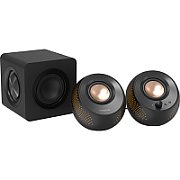 CREATIVE PEBBLE X Plus USB-C 2.1 Speakers w/Bluetooth 5.3, RGB Lighting, Aux, black_1