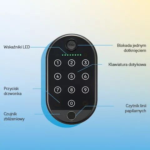 Yale 05/303000/BL Smart Keypad 2 - Numeric keypad with fingerprint reader Black_6