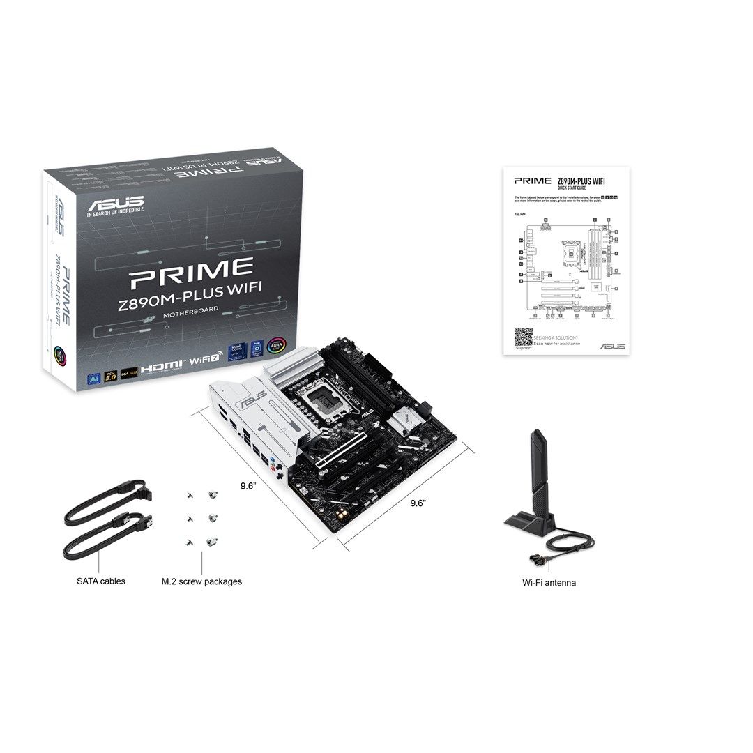 ASUS PRIME Z890M-PLUS WIFI Intel Z890 LGA 1851 (Socket V1) micro ATX_8