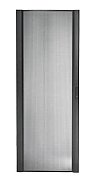 NetShelter SX 42U 600mm Wide Perforated Curved Door Black_2