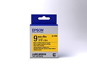 Epson Label Cartridge Strong Adhesive LK-3YBW Black/Yellow 9mm (9m)_2