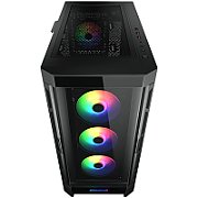 COUGAR DUOFACE PRO RGB Black, Mid Tower, 3x 120 ARGB Fans, RGB Button, Tempered Glass, Mini ITX / Micro ATX / ATX / CEB / E-ATX, USB 3.0 x 2, USB 2.0 x 1, Type C Gen 2, 4 Pole Headset Audio Jack_1