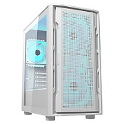 COUGAR | Uniface Mini White| PC Case | Mini Tower / Mesh Front Panel / 1 x  120mm Fan / TG Left Panel_1