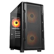 COUGAR | Uniface Mini Black| PC Case | Mini Tower / Mesh Front Panel / 1 x  120mm Fan / TG Left Panel_1