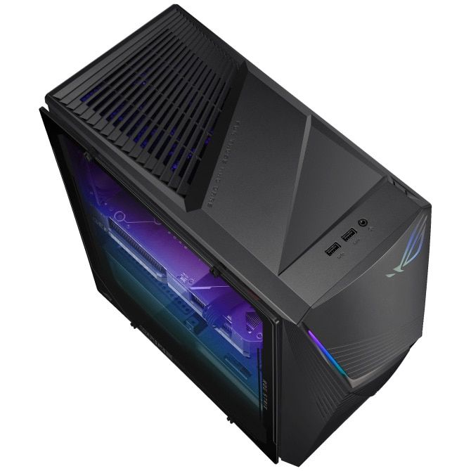 Desktop Gaiming ASUS ROG Strix G13CHR, G13CHR-71470000601TB M.2 2280 NVMe™ PCIe® 4.0 SSD, 16GB DDR5 U-DIMM, NVIDIA® GeForce RTX™4060 DUAL 8GB GDDR6：3xDP, 1x HDMI (up to 242 AI TOPs), Intel® Core™ i7-14700 Processor 2.1GHz (33M Cache, up to 5.3GHz, 20 cores), Trusted Platform Module (TPM) 2.0, Intel®_3