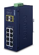 PLANET IGS-624HPT switch-uri Fara management Gigabit Ethernet (10/100/1000) Power over Ethernet (PoE) Suport Albastru_1