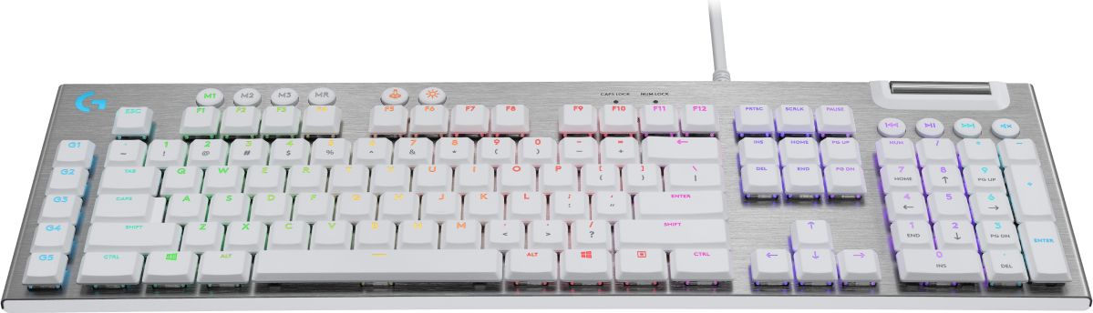 G815 RGB MECHANICAL GAMING KBD/GL TACTILE - WHITE - PAN - NORDI_3