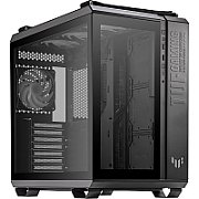 Carcasa ASUS GT 502 TUF GAMING Mid Tower ARGB NEGRU, Tempered Glass, Sloturi Expansiune 8+3 verticale, Drive Bays: 4x3.5