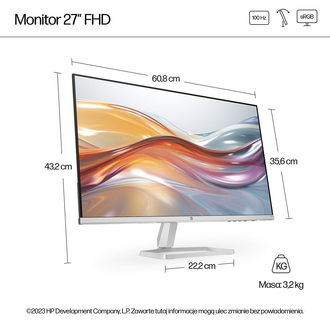 MONITOR HP LED IPS 27  527sf (94F44E9) 100Hz_9