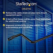 CABLE LACING BAR F. RACKS/483X11X7MM 2IN OFFSET_5