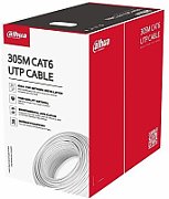 Cablu UTP CAT6,Conductor de cupru de înaltă puritate, fără oxigen, alimentare prin Ethernet,Manta exterioara PVC personalizata; Certificare CE CPR Clasa de ignifugare Eca, 305M_1