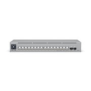 Ubiquiti 16-port, Layer 3 Etherlighting switch with 2.5 GbE, PoE++ output, and versatile mounting options, 4x 2.5 GbE PoE++ ports, 12x GbE PoE+ ports, 2x 10G SFP+ ports, 180W total PoE availability_1