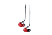 Shure SE215SPE-RD-EFS - Słuchawki douszne z pojedynczym przetwornikiem i kablem 3.5mm (czerwone)_2