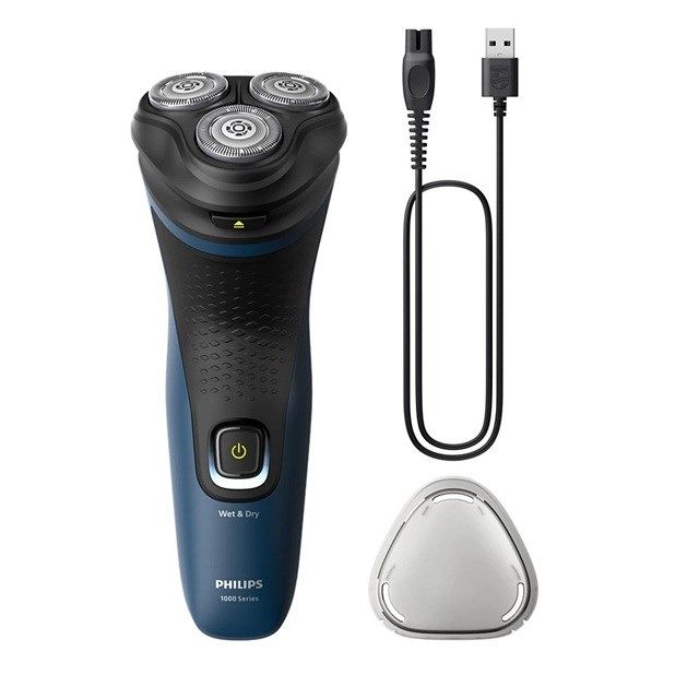 Philips S1151/00 men's shaver Rotation shaver Trimmer Black  Blue_3