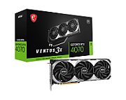 GeForce RTX 4070 VENTUS 3X E1 12G OC, GDDR6, 192-bit, Negru/Gri_1