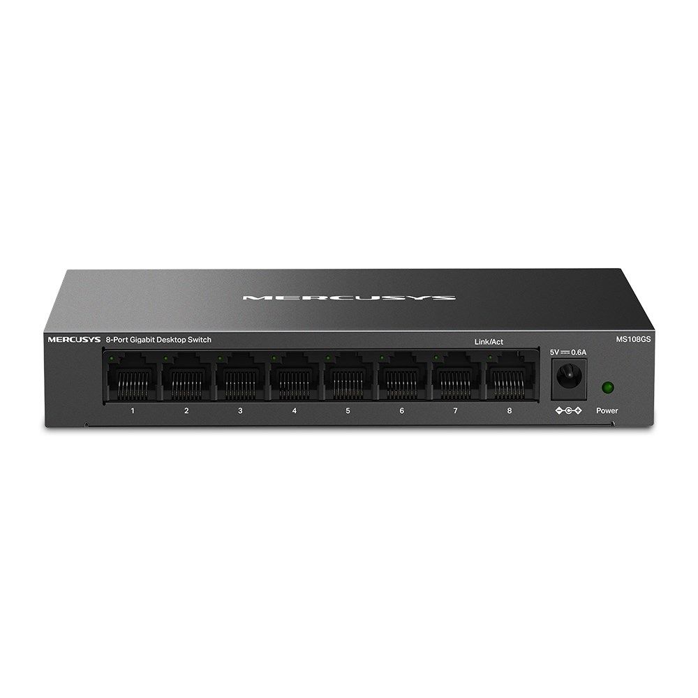 Switch Mercusys MS108GS, 8 porturi 10/100/1000 Mbps