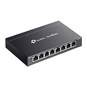 Switch TP Link Omada 8-Port Gigabit Unmanaged Desktop cu  8× 10/100/1000 Mbps RJ45 Ports, alimentare externa External Power Adapter(Output: 53.5VDC / 1.31A),  capacitate 16 Gbps_2