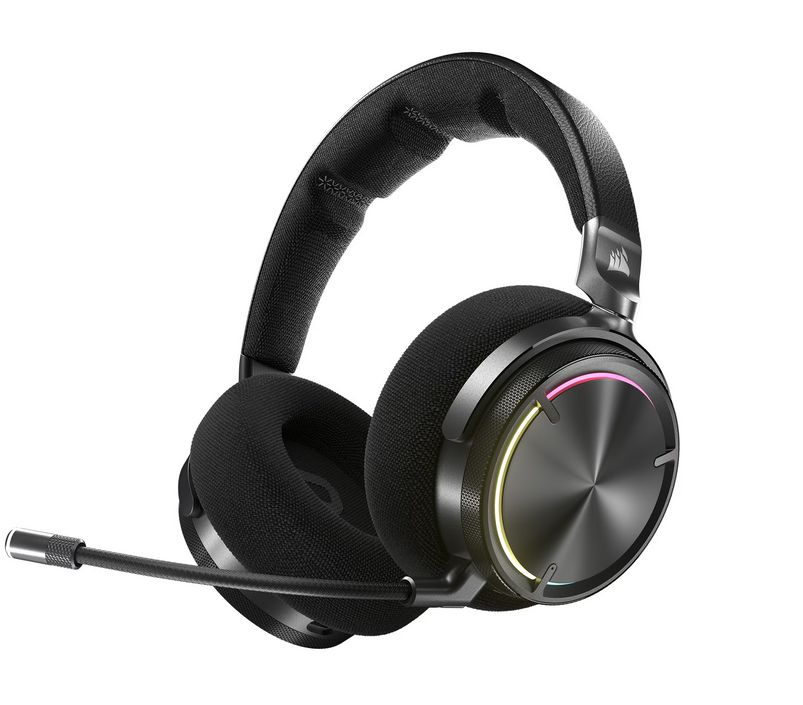 Casti Gaming CORSAIR VIRTUOSO MAX WIRELESS Carbon, Bluetooth 5.3 Wi-Fi, Marime 50mm, Frecventa Raspuns 40KHz, Senzitivitate 118 dB, 32 Ohm, Active Noise Cancellation, Autonomie Baterie 60 ore_2