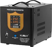 Uninterruptible power supply KEMOT PROsinus-2600/24 converter with pure sine wave and charging function 24V 230V 2600VA/1800W - black color_1