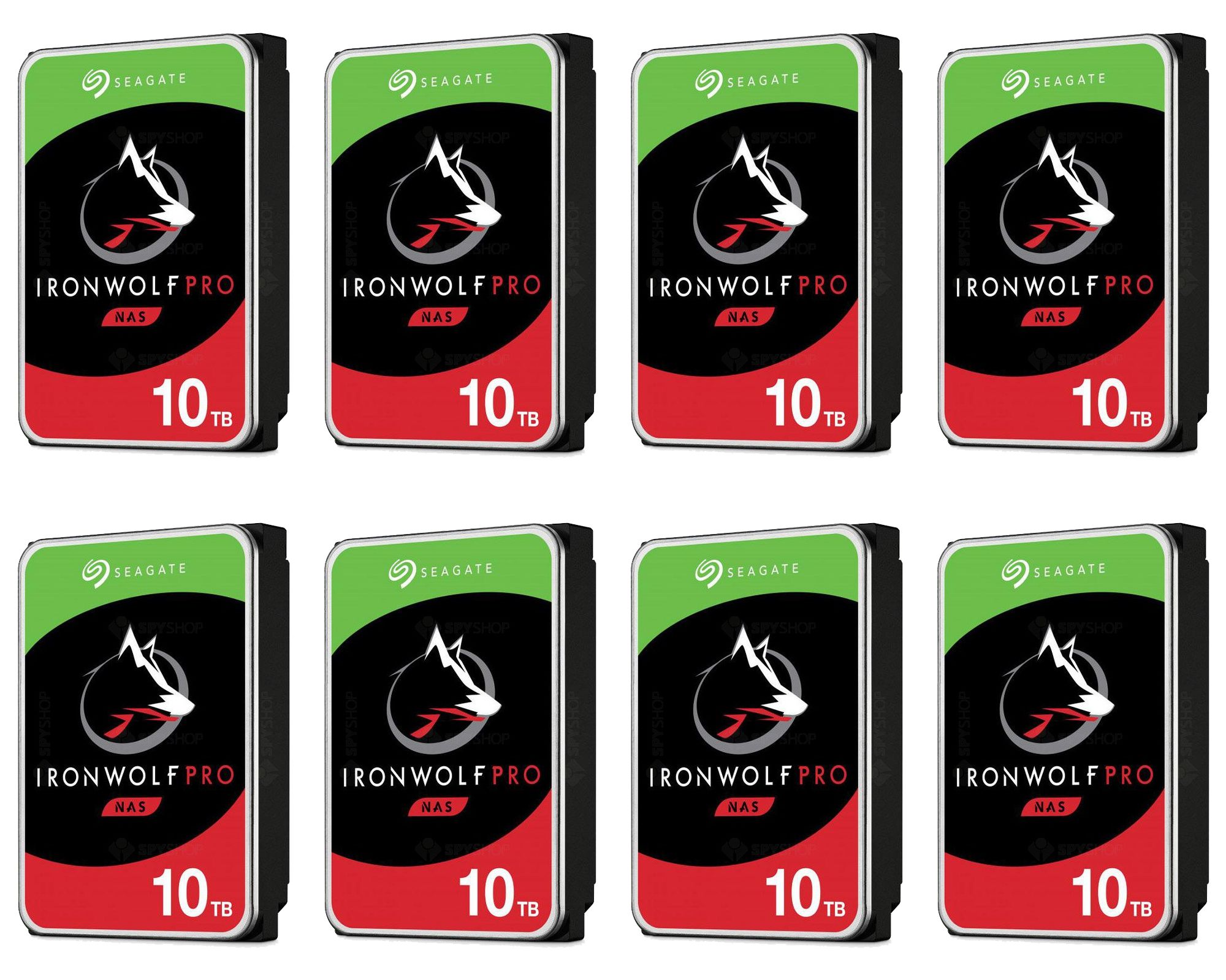 HDD NAS Seagate IronWolf Pro 8x 10 TB 3.5 inch SATA 3 7200 RPM 256 MB