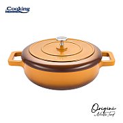 CRATITA ALUMINIU TURNAT + CAPAC 26x8 CM, 3.4L, NICOLAI TAND, COOKING BY HEINNER_1